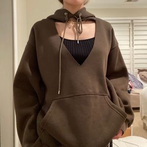 LF Stores dark green brownish sweatshirt.